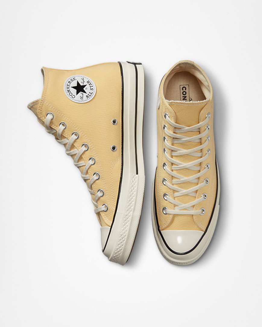 Tenisi Inalti Dama Converse Chuck 70 Vintage Panza Portocalii Negrii | RO RNQKV478